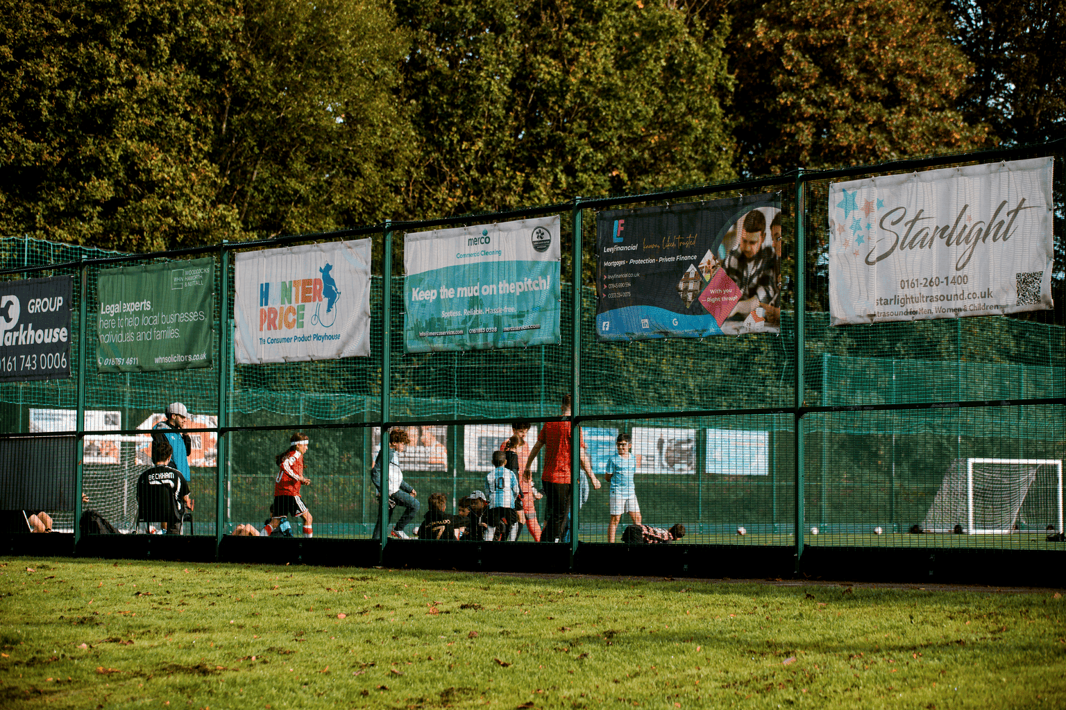 Training on the all-weather pitch