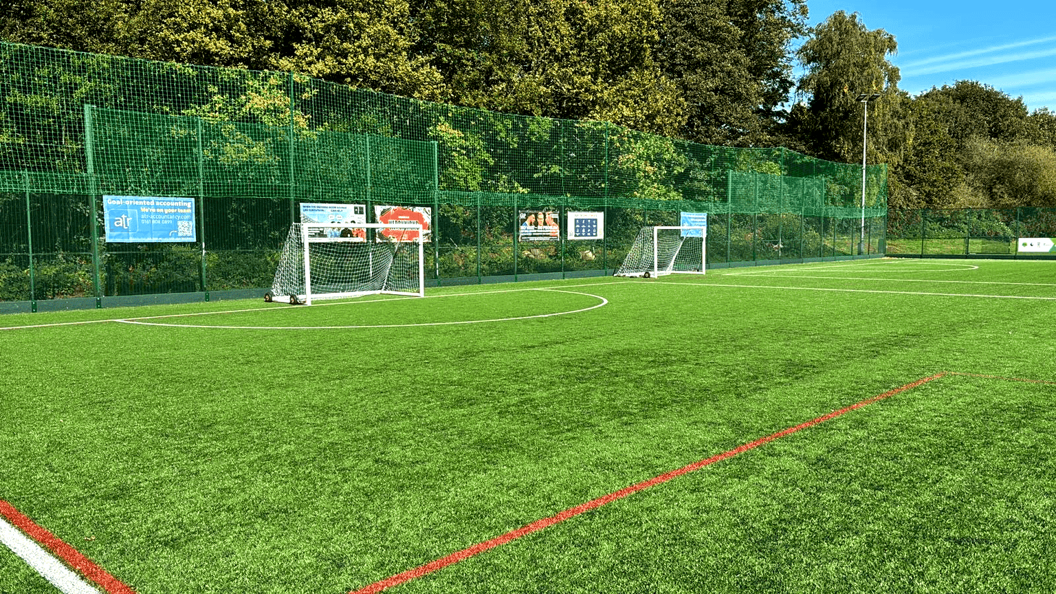 The all-weather pitches